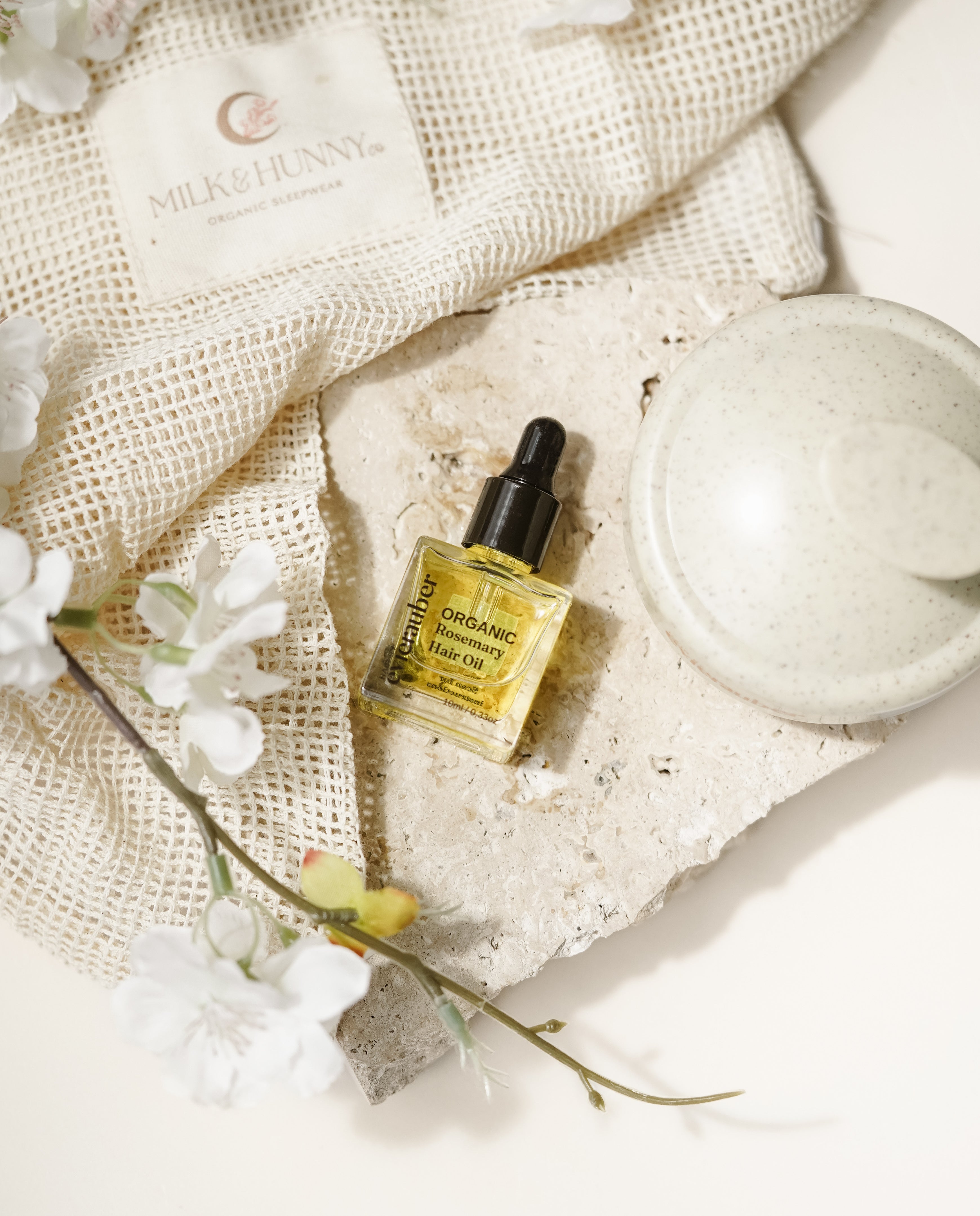 Organic rosemary hair oil for hair growth